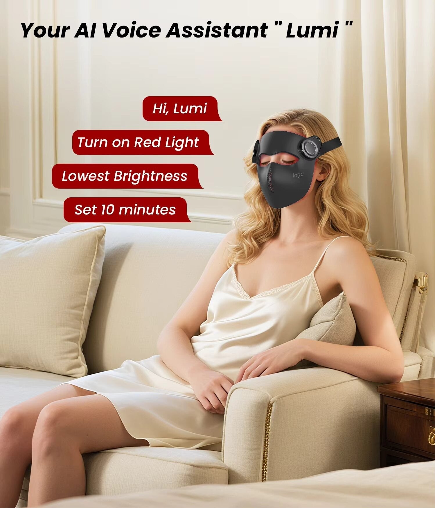 LED Light Therapy Beauty Mask