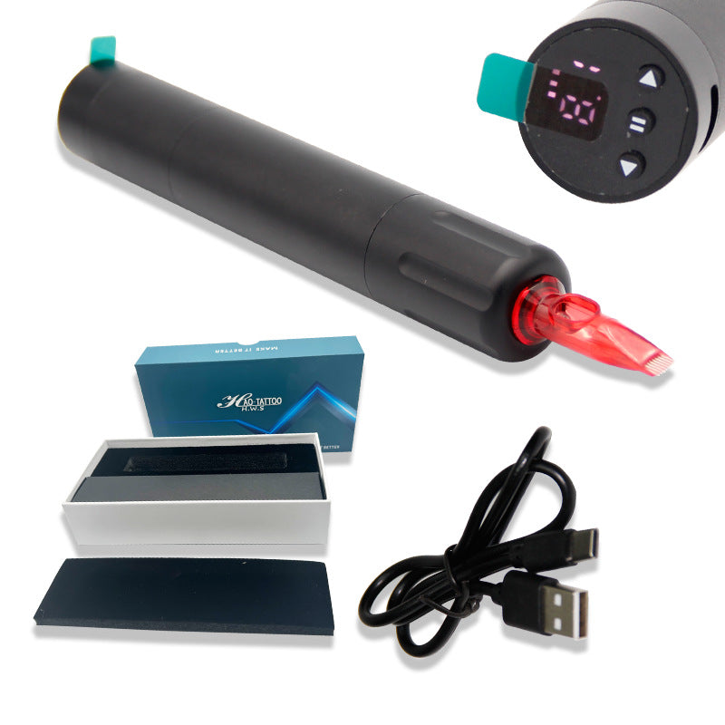 Gold Rose Tattoo Micro Needle Machine with Battery