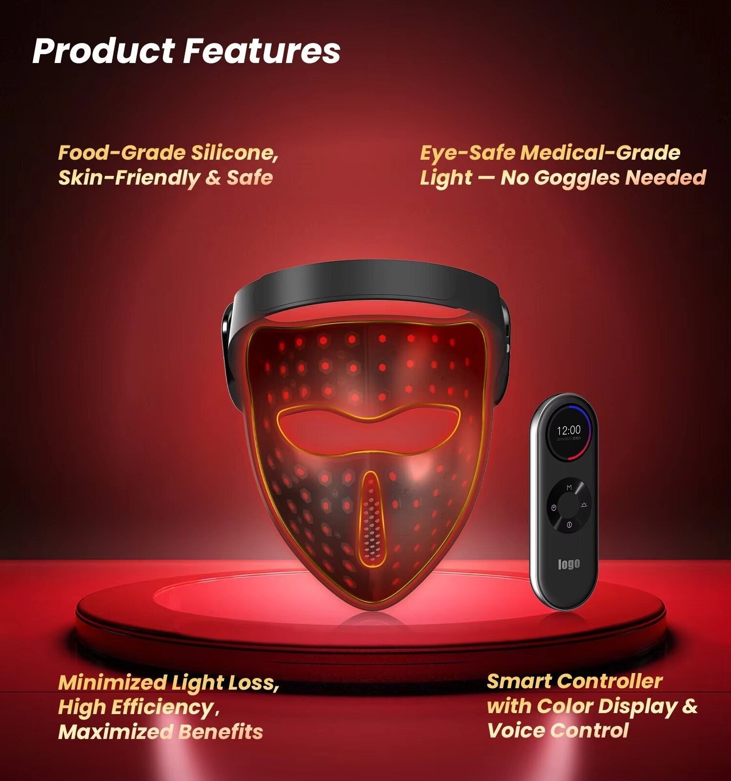 LED Light Therapy Beauty Mask